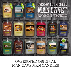 OverSoyed Fine Organic Products - Original Man Cave™ Man Candles