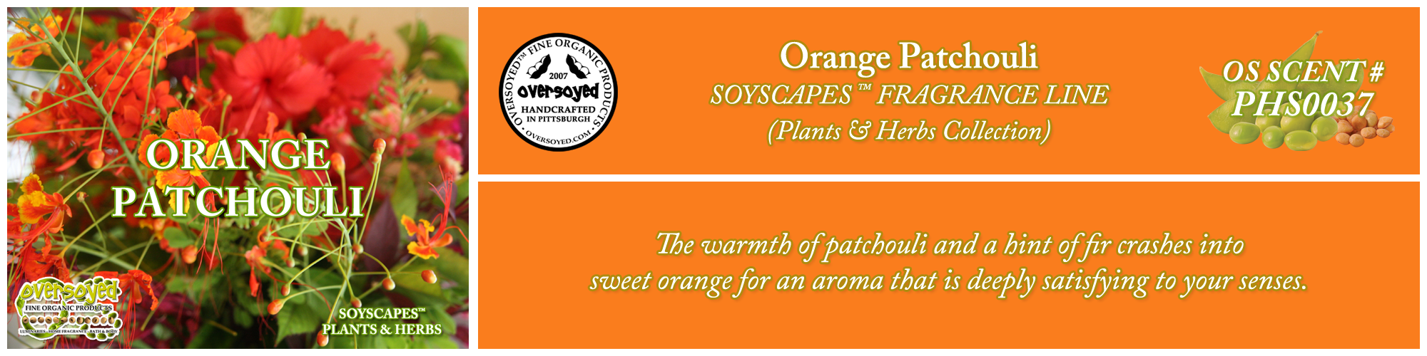 Orange Patchouli Handcrafted Products Collection