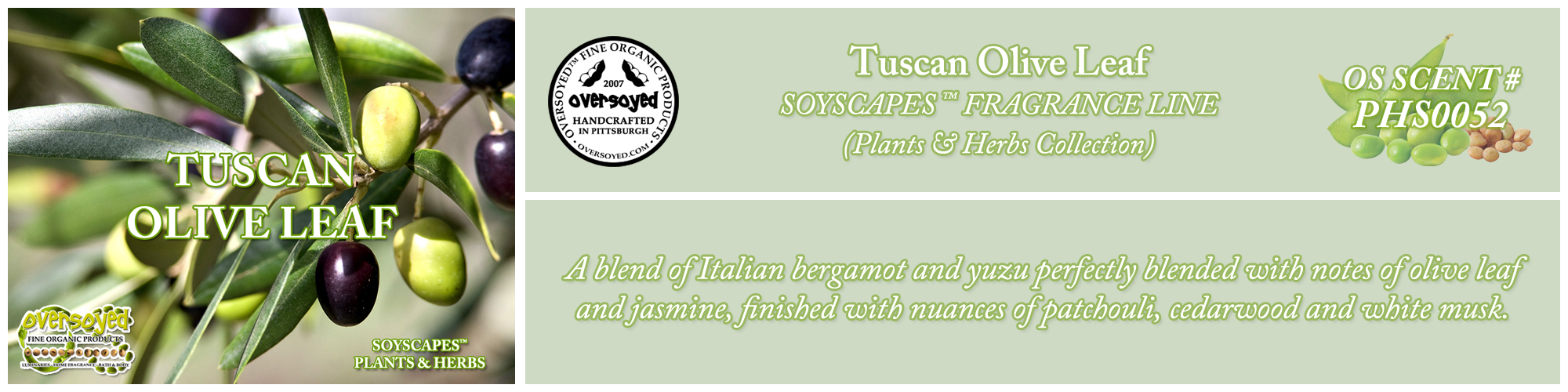 Tuscan Olive Leaf Handcrafted Products Collection