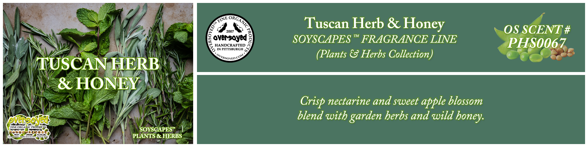 Tuscan Herb & Honey Handcrafted Products Collection