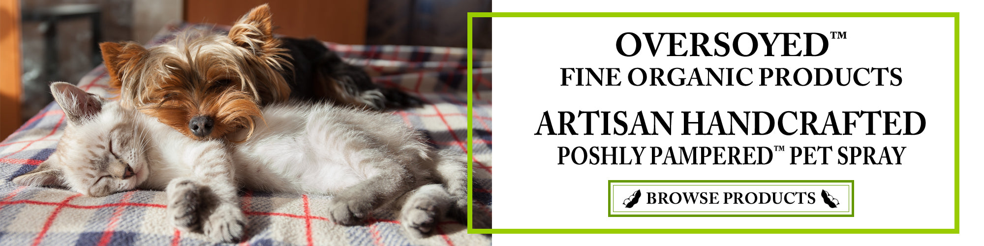 OverSoyed Fine Organic Products - Poshly Pampered Pets™ Artisan Handcrafted Deodorizing Spray