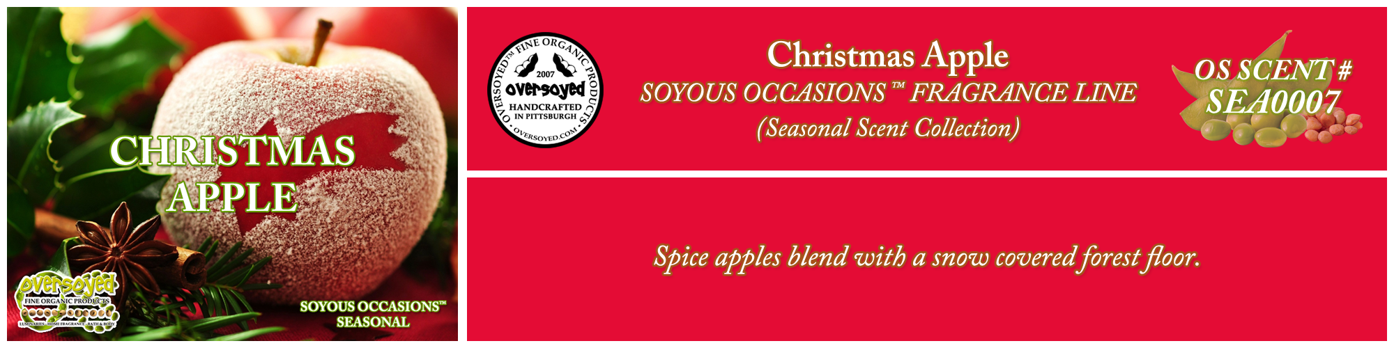 Christmas Apple Handcrafted Products Collection