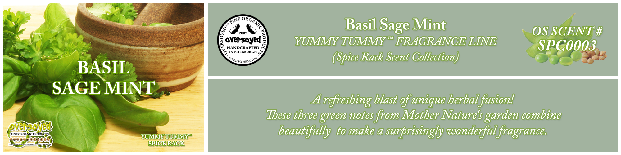 Basil Sage Mint Handcrafted Products Collection
