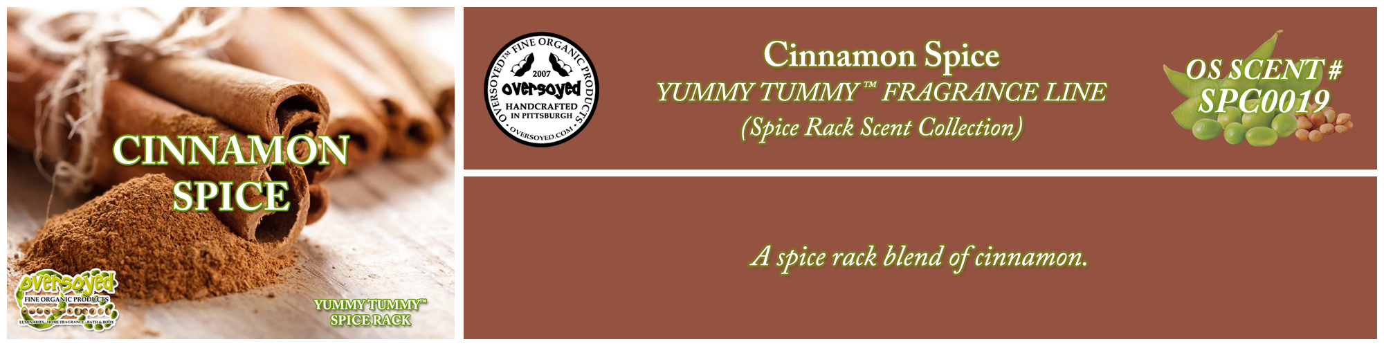 Cinnamon Spice Handcrafted Products Collection