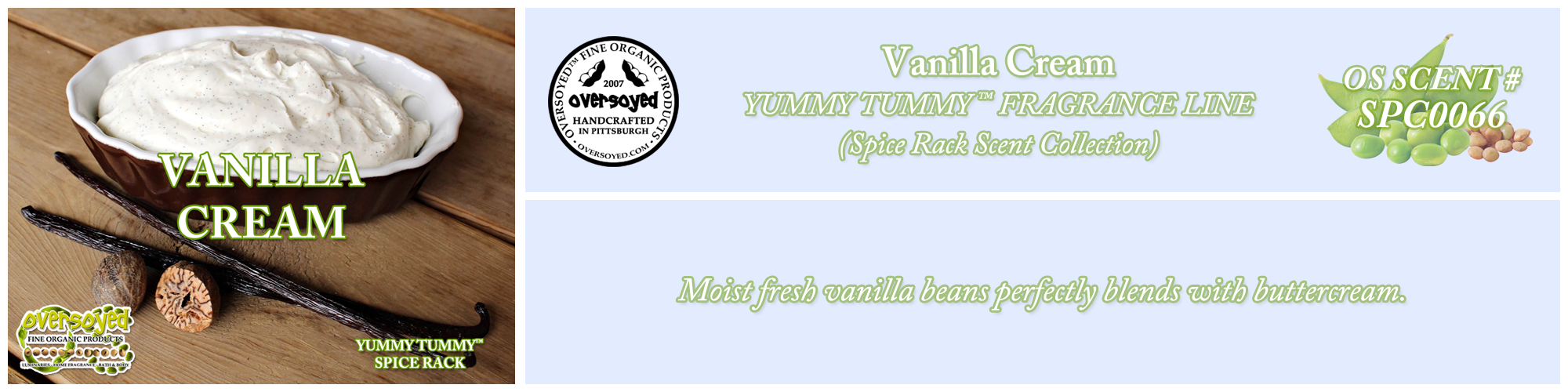 Vanilla Cream Handcrafted Products Collection