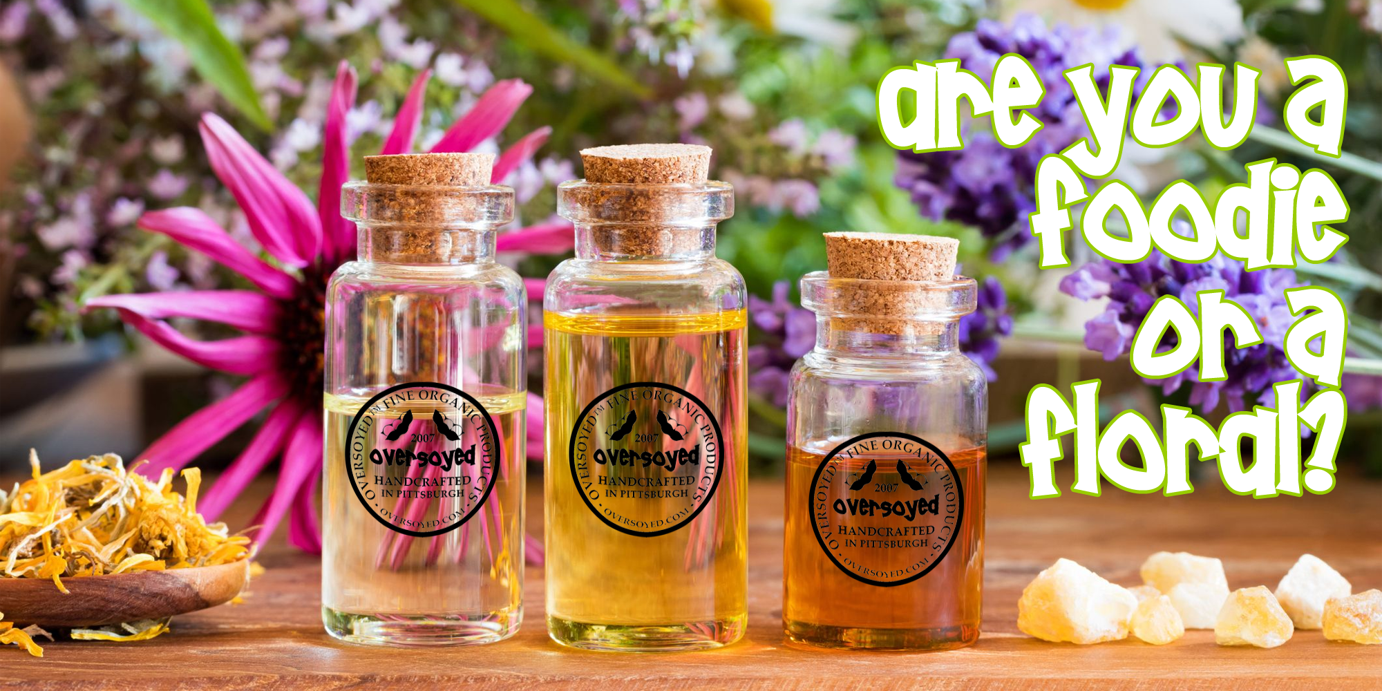 OverSoyed Fine Organic Products - Shop By Scent