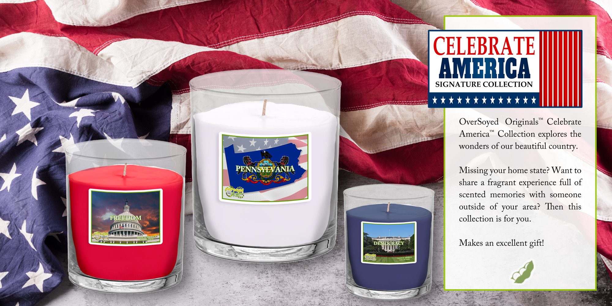 OverSoyed Fine Organic Products - OverSoyed™ Original Celebrate America™ Collection
