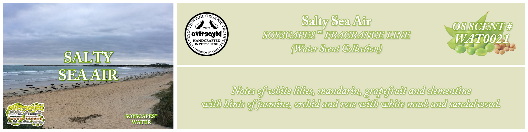 Salty Sea Air Handcrafted Products Collection