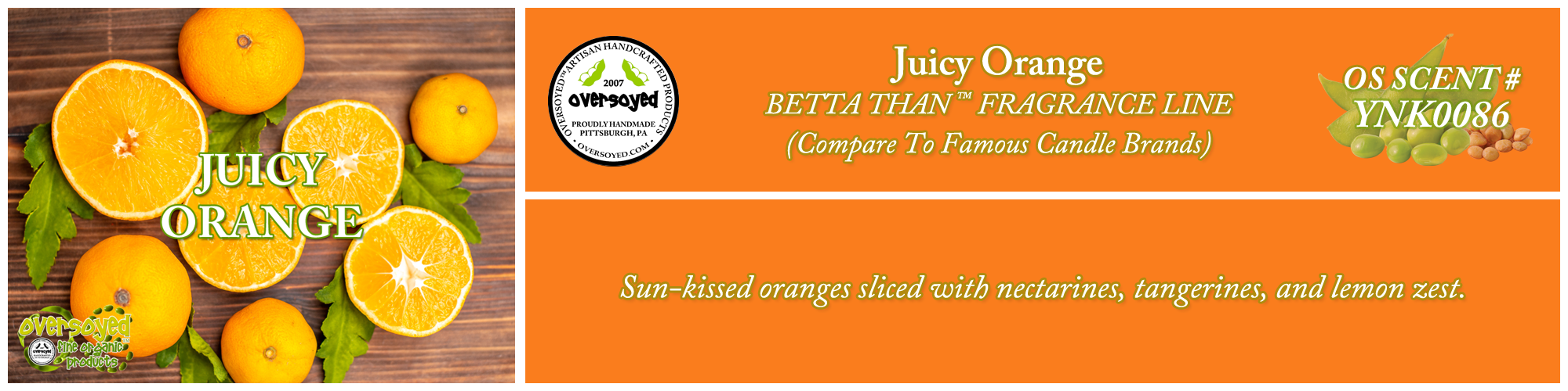 Juicy Orange Handcrafted Products Collection