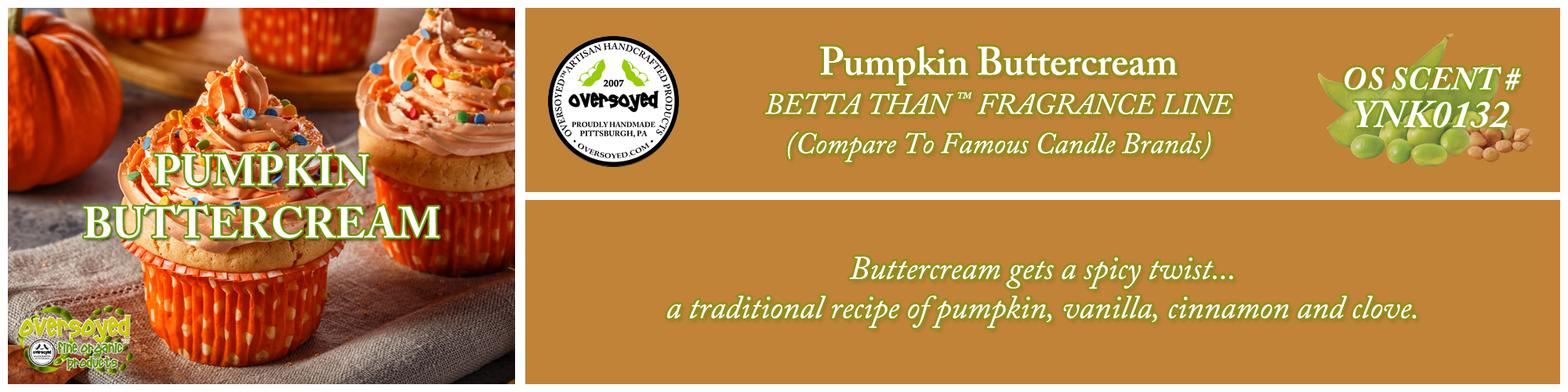 Pumpkin Buttercream Handcrafted Products Collection
