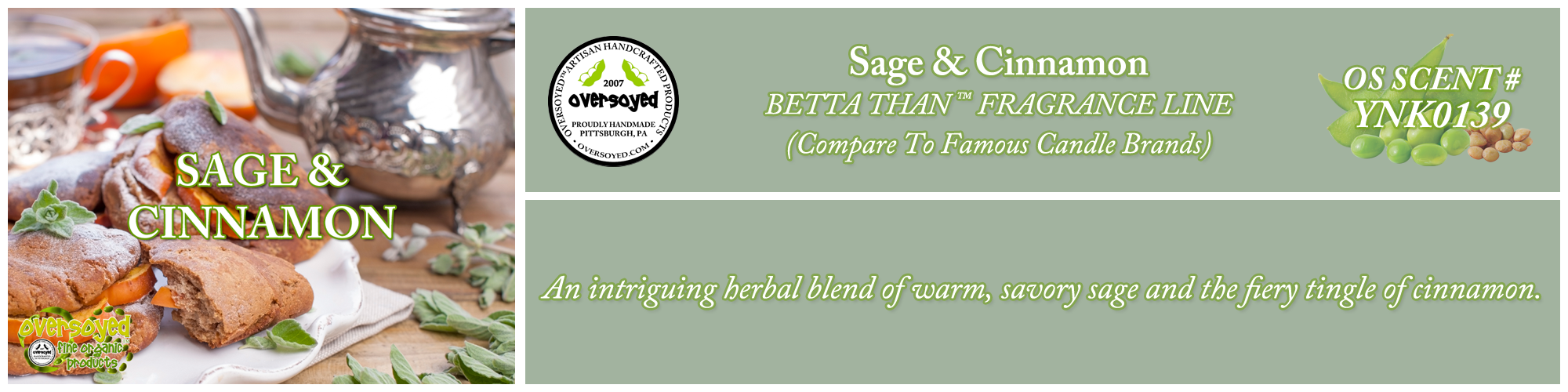 Sage & Cinnamon Handcrafted Products Collection