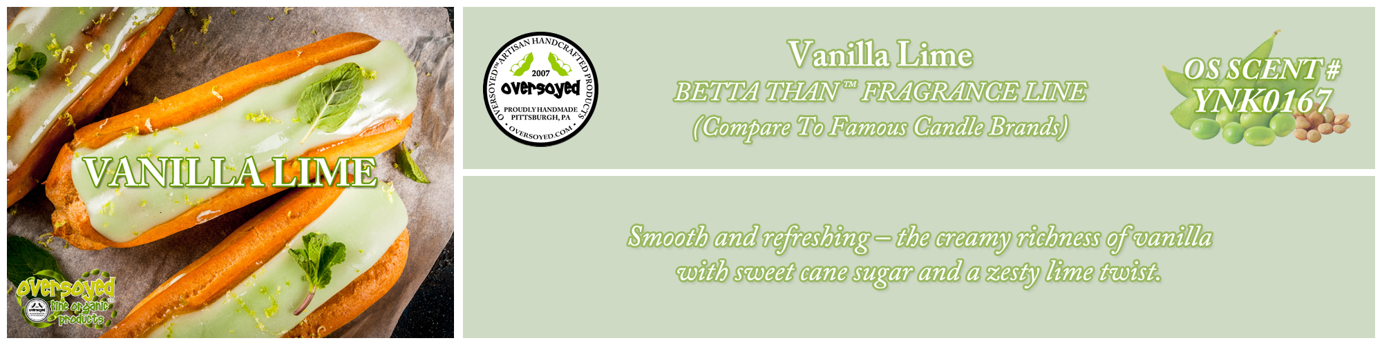 Vanilla Lime Handcrafted Products Collection