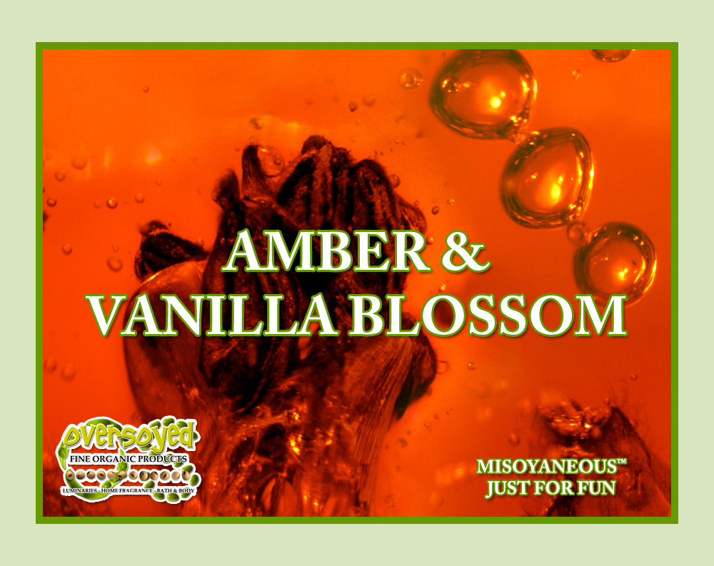 Amber & Vanilla Blossom Artisan Handcrafted Exfoliating Soy Scrub & Facial Cleanser