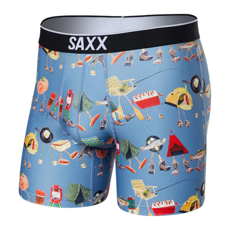 SAXX Boxer Brief 2 Pack Black/Salt Pepper - Penners