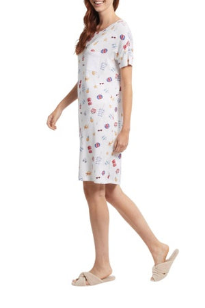 Sleeveless Short Nightgown 37280 - Orchid