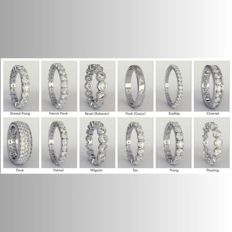 TYPES OF ENGAGEMENT RING SETTINGS