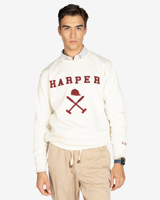 Harper&Neyer - Camisola Jersey Icon Gola V Homem Cinza Claro