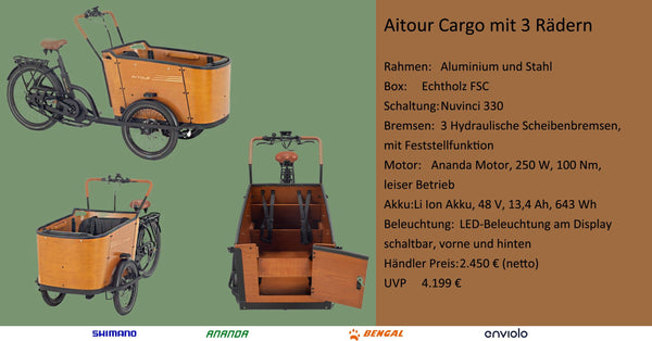 Aitour Cargo Bike-familie