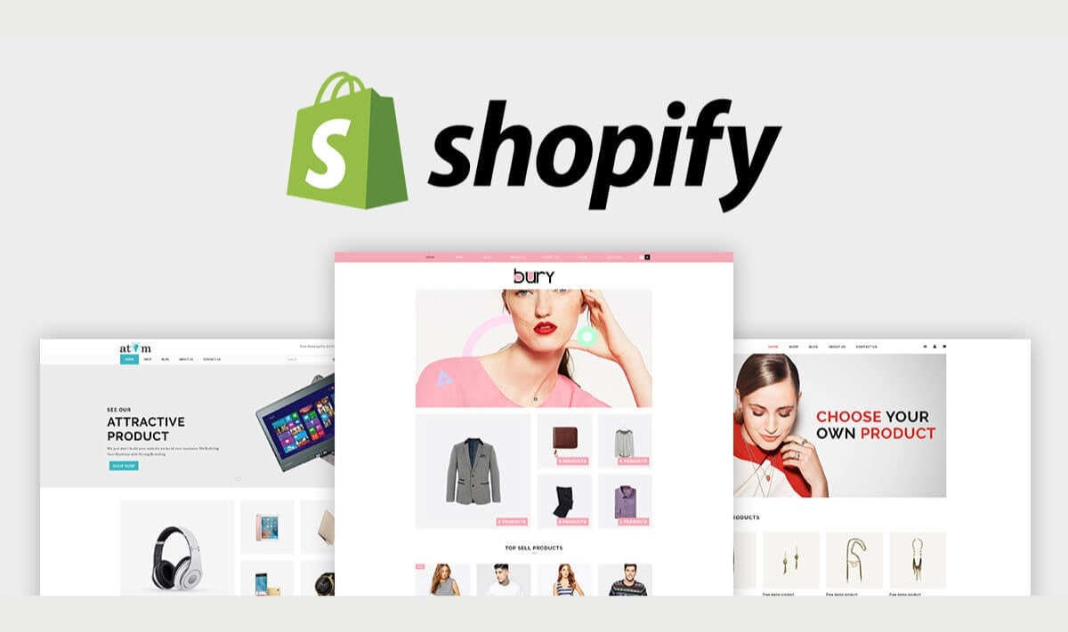 Shopify themes include features that enable you to integrate your brand logo