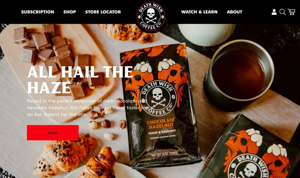 shopify themes for food and drink business