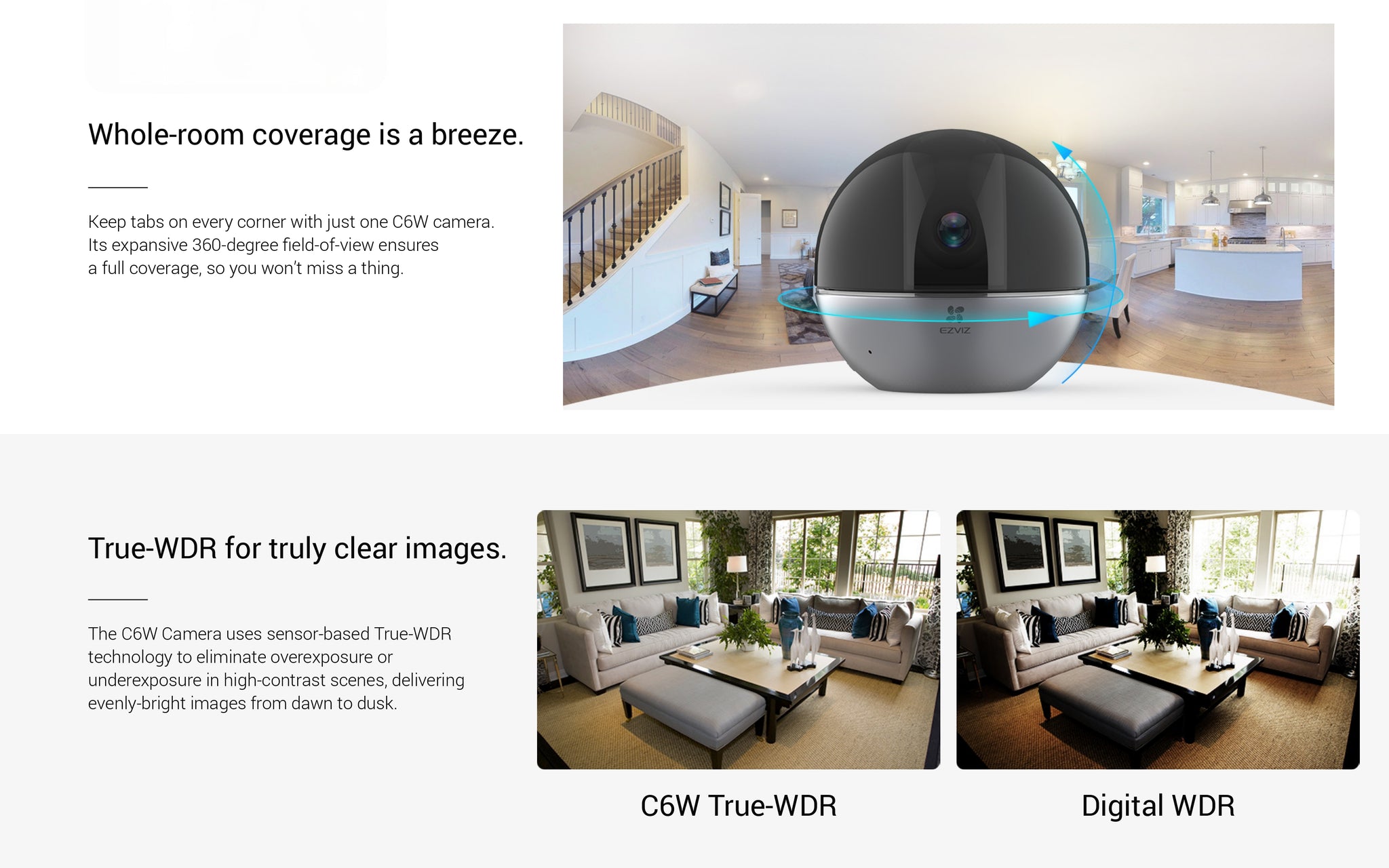 Ezviz C6W 4MP Pan & Tilt Wi-Fi Camera Overview