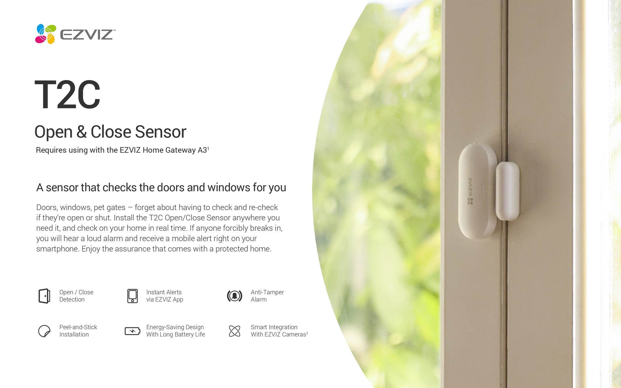 Ezviz T2C Door & Window Sensor Overview