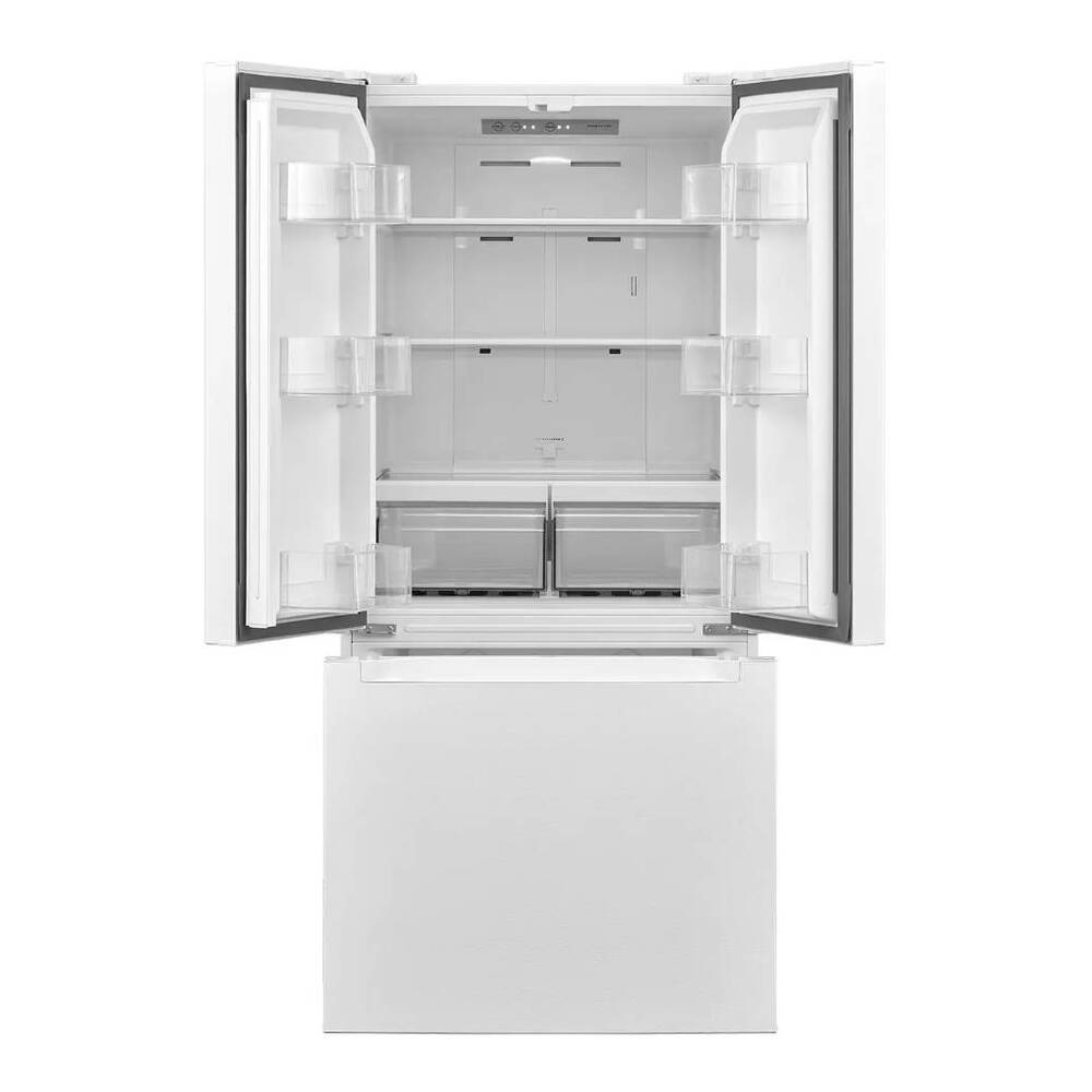 Element ERFD19CGC 30 inch French Door Refrigerator with 18.4 cu. ft. Total Capacity, Energy Star Certified, Gallon Door Bins, LED Lighting and No Frost Operation