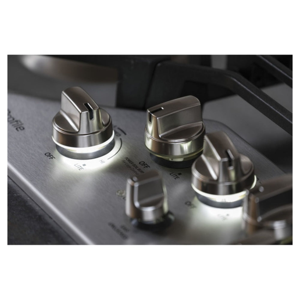 GE-PGP7036SLSS-White LED Backlit Heavy-Duty Knobs