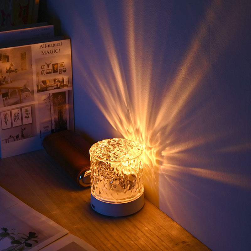Water Ripple Rotating Projection Ambient Night Light