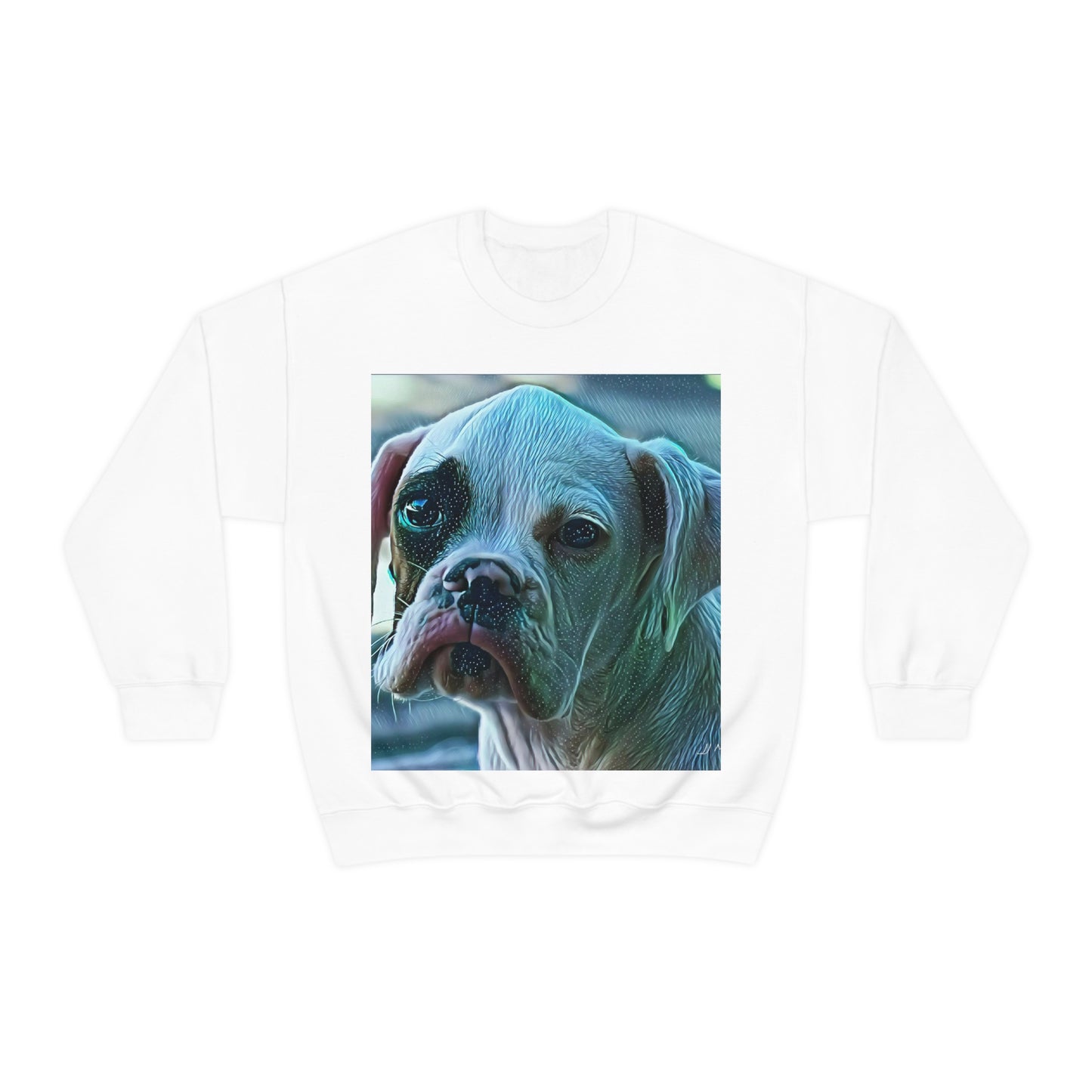 Little Pug Puppy Unisex Heavy Blend™ Crewneck Sweatshirt