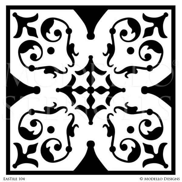 tile stencils modello designs