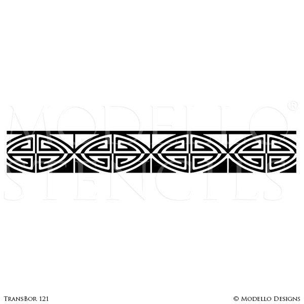 Custom Border Stencils for Painting Ceiling Designs & Wall Borders –  Modello® Designs