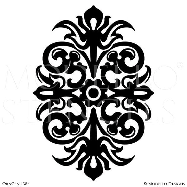 Ceiling Medallion Stencils - Custom Ceiling Design - Paint Stencils –  Modello® Designs