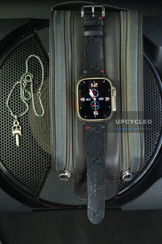 Black LV Luxury High End Apple Watch band – Royalty High Fashion