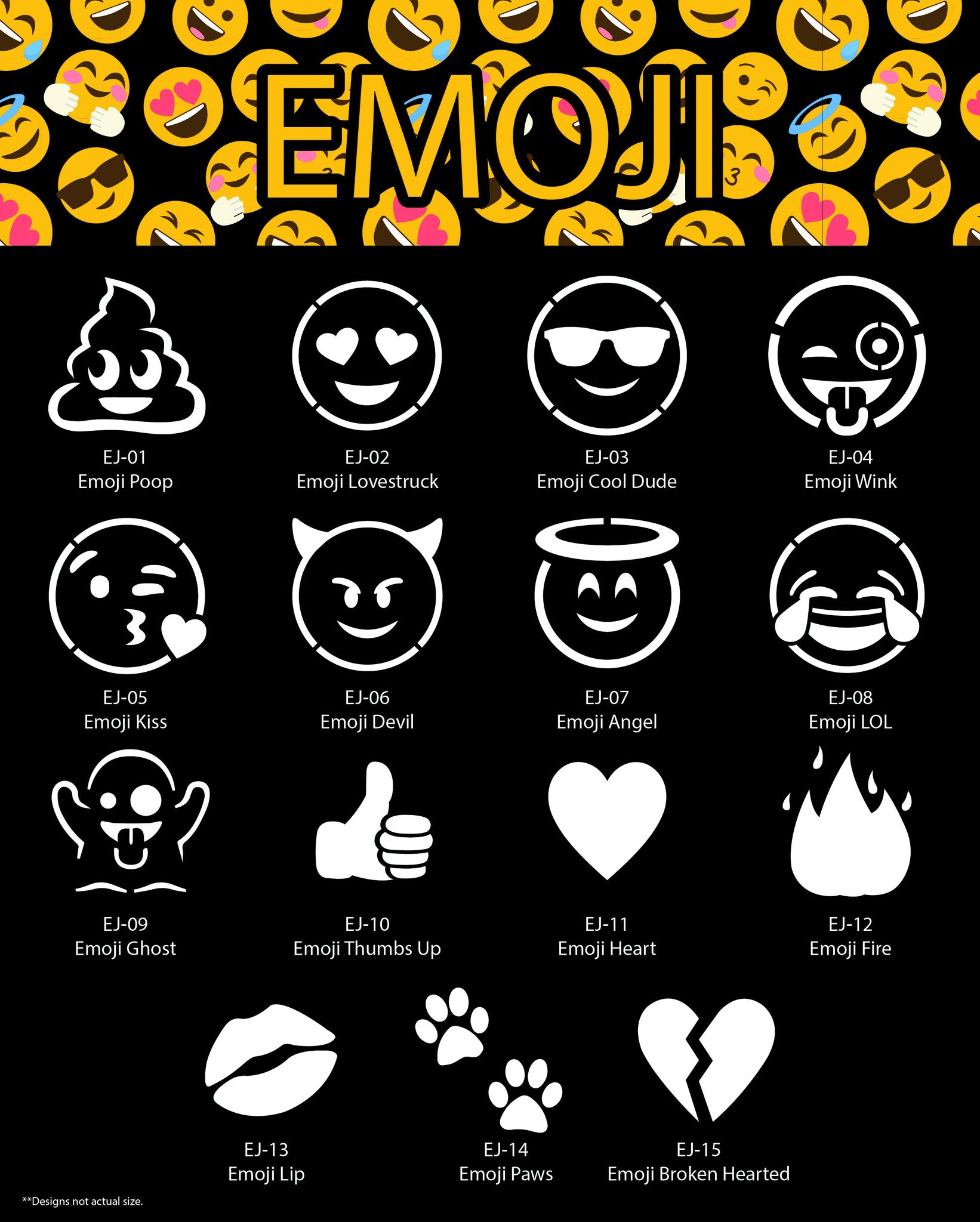 Emoji Tattoo  Etsy