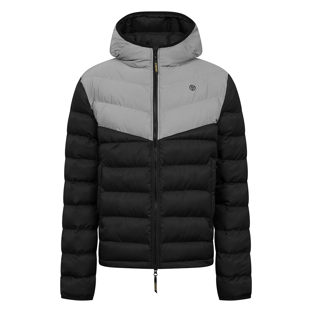 Men’s Reflective Hooded Synthetic Down Jacket