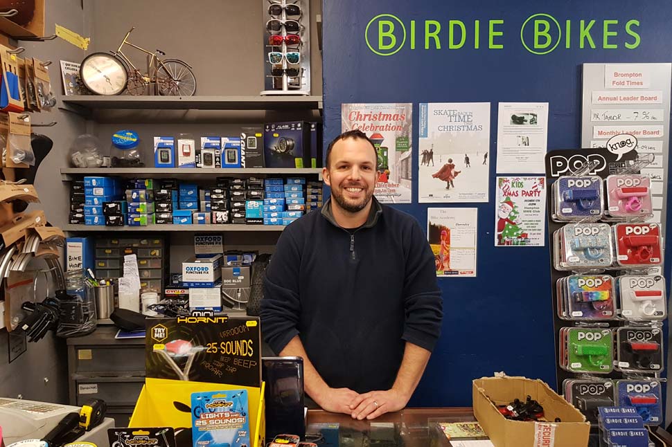 Adam of Birdie Bikes, Hampton