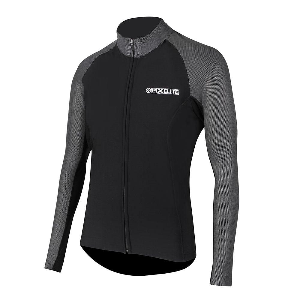 Men’s Black Reflective Cycling Jersey