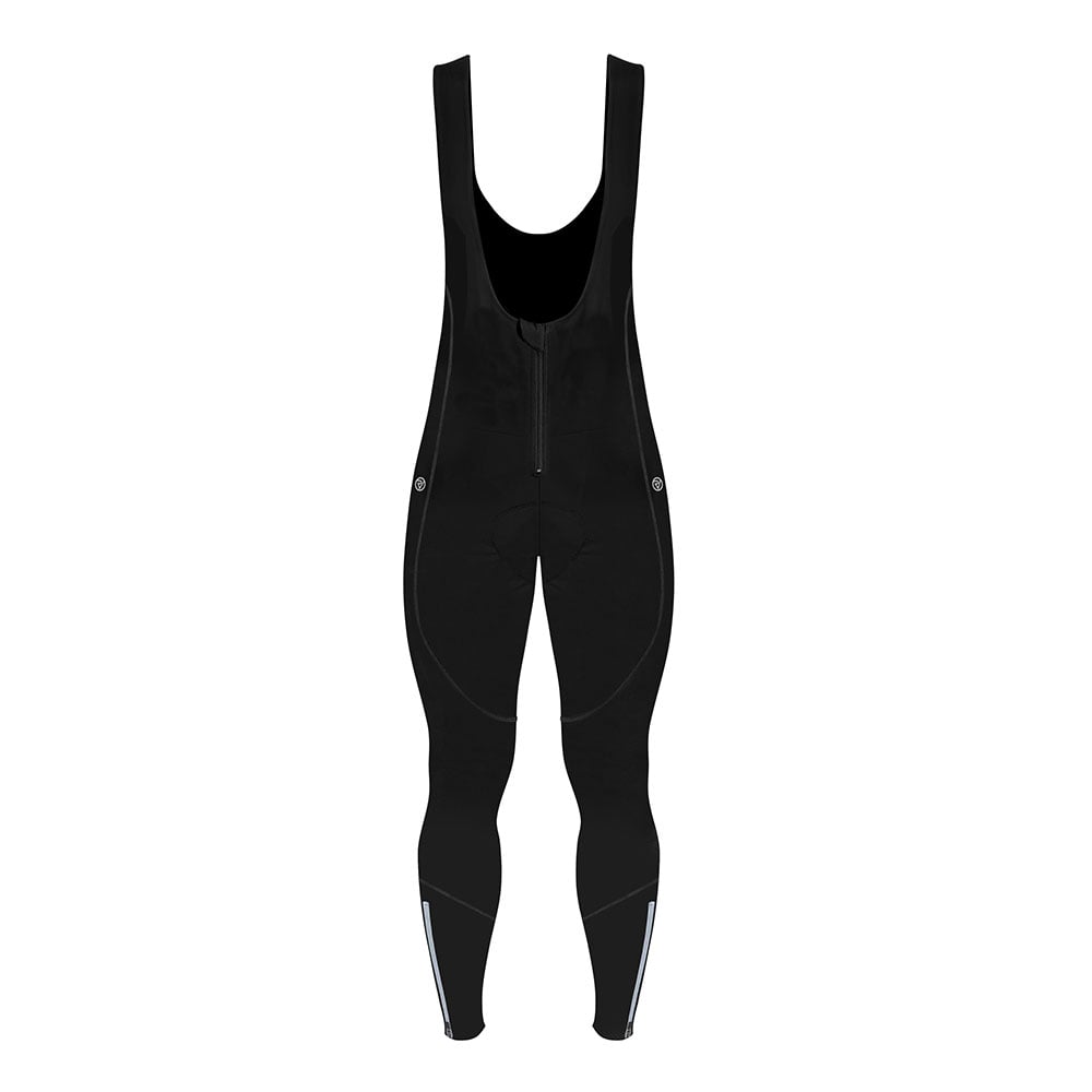 An image of Black Cycling Reflective Bib Tights - Men's - 4XL - Proviz - Classic