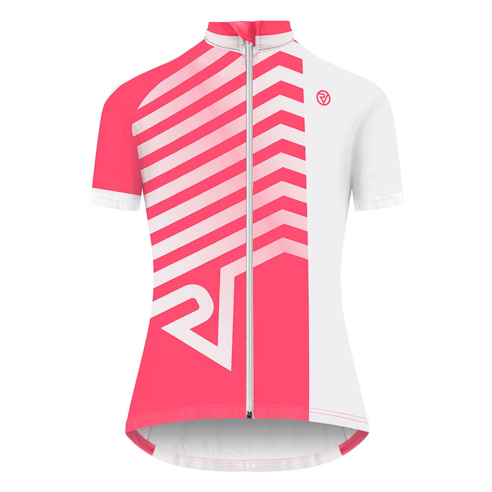 An image of Tour Kurzarm Radsporttrikot - für Frauen - EUR 36 - Proviz - Classic - Weiss