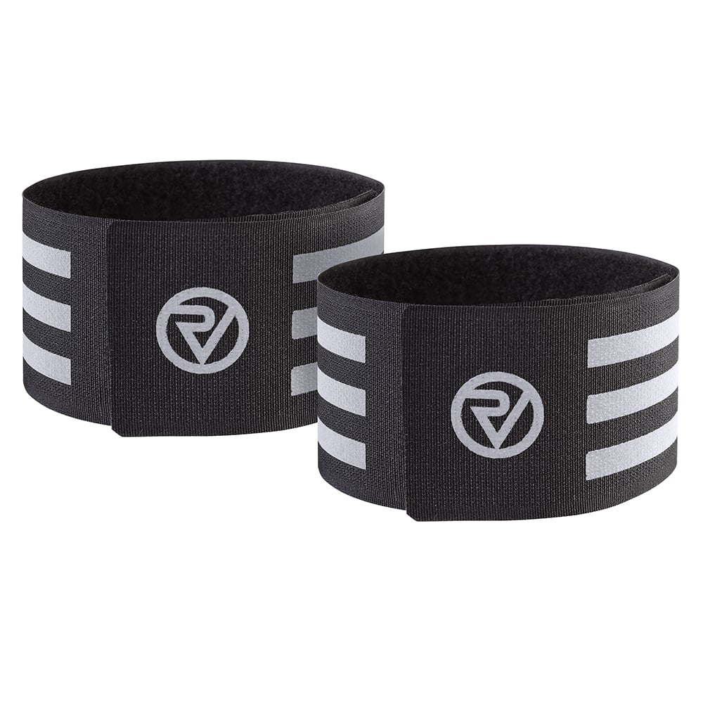 An image of 2 Reflective Arm/ankle Bands - Unisex - S/M - Proviz - Reflect360 - Black