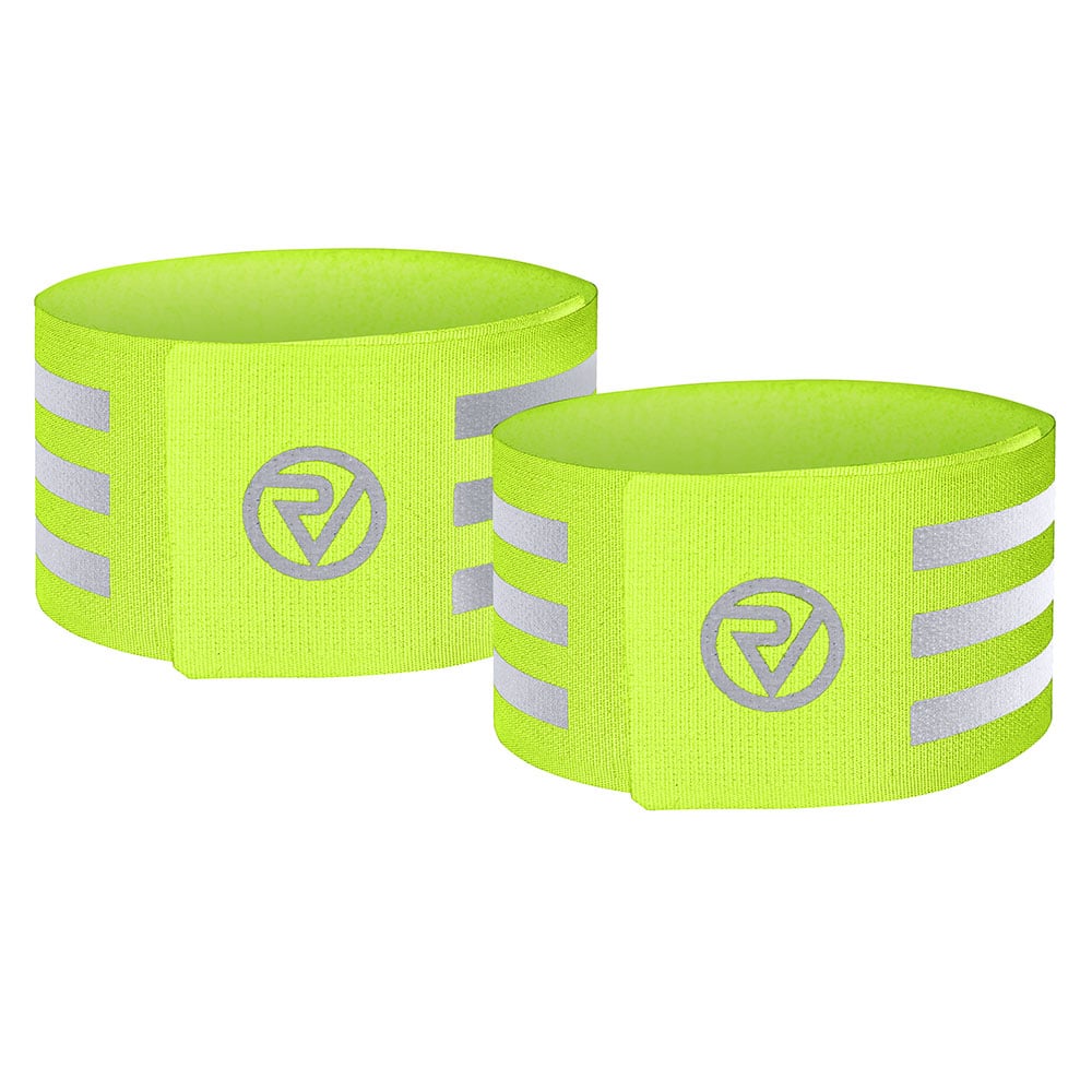 An image of 2 Reflective Arm/ankle Bands - Unisex - S/M - Proviz - Reflect360 - Yellow