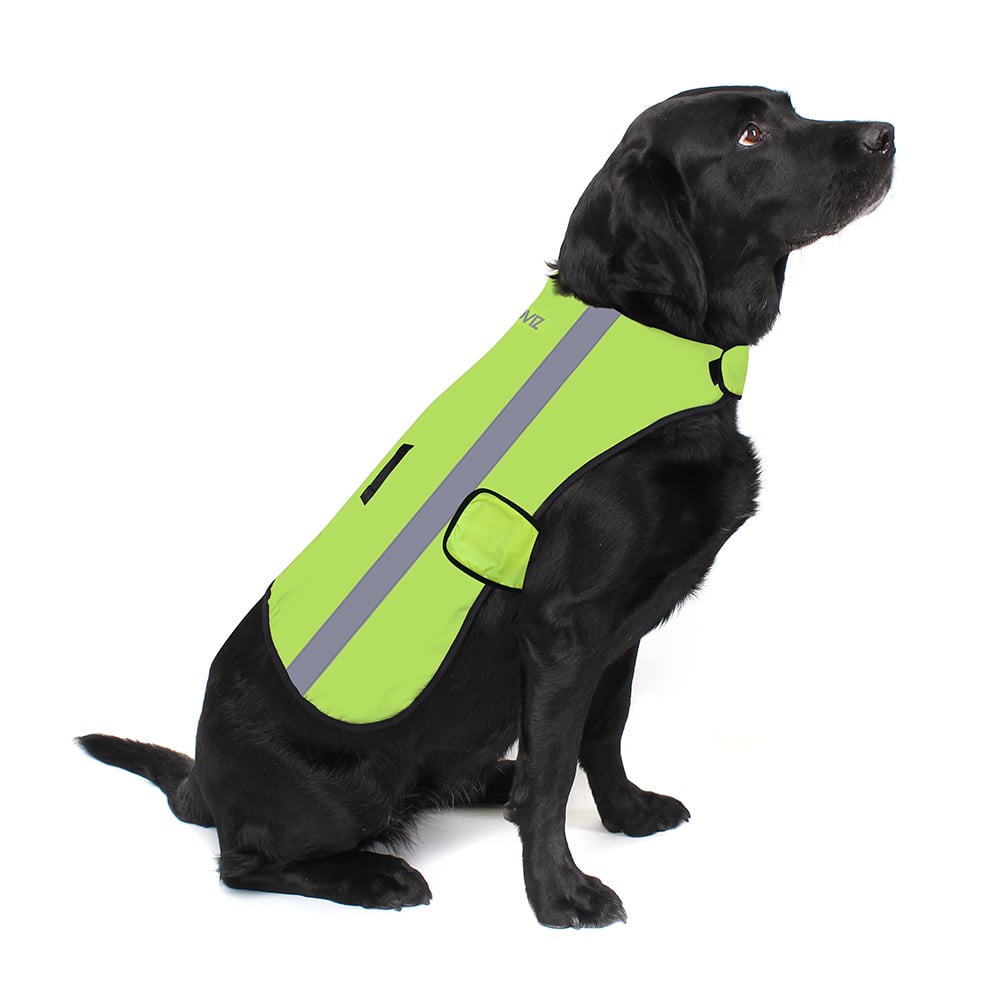 Hi Visibility Waterproof Fleece Lined Dog Coat