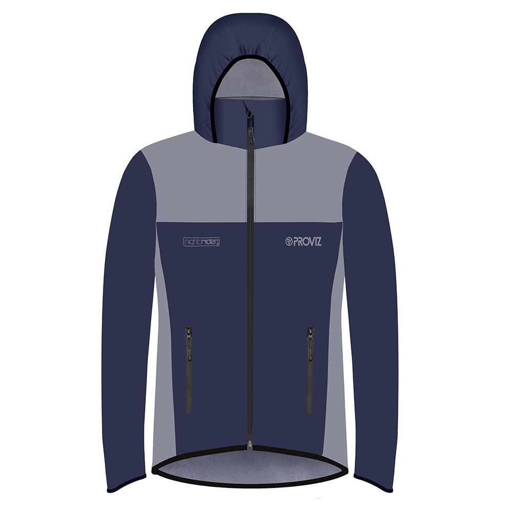 An image of Kinder Reflektierende Wasserdichte Jacke mit Fleecefutter - Regenjacke - Kinder ...