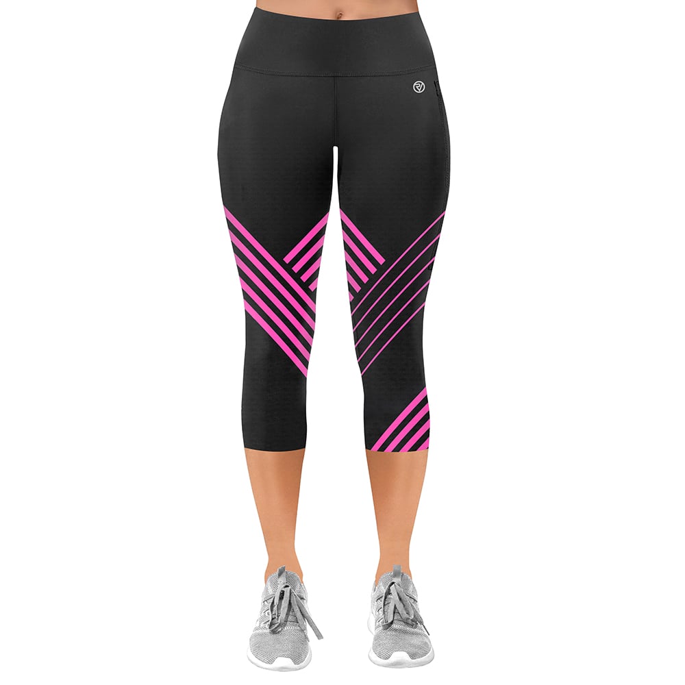 Women’s Striped Running Leggings