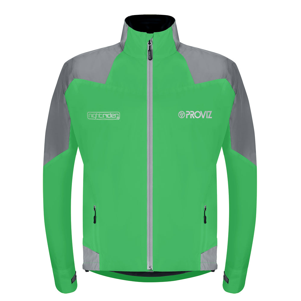 An image of Cycling Reflective & Waterproof Jacket - Men's XXXXL - Commuter Cycling Jacket -...