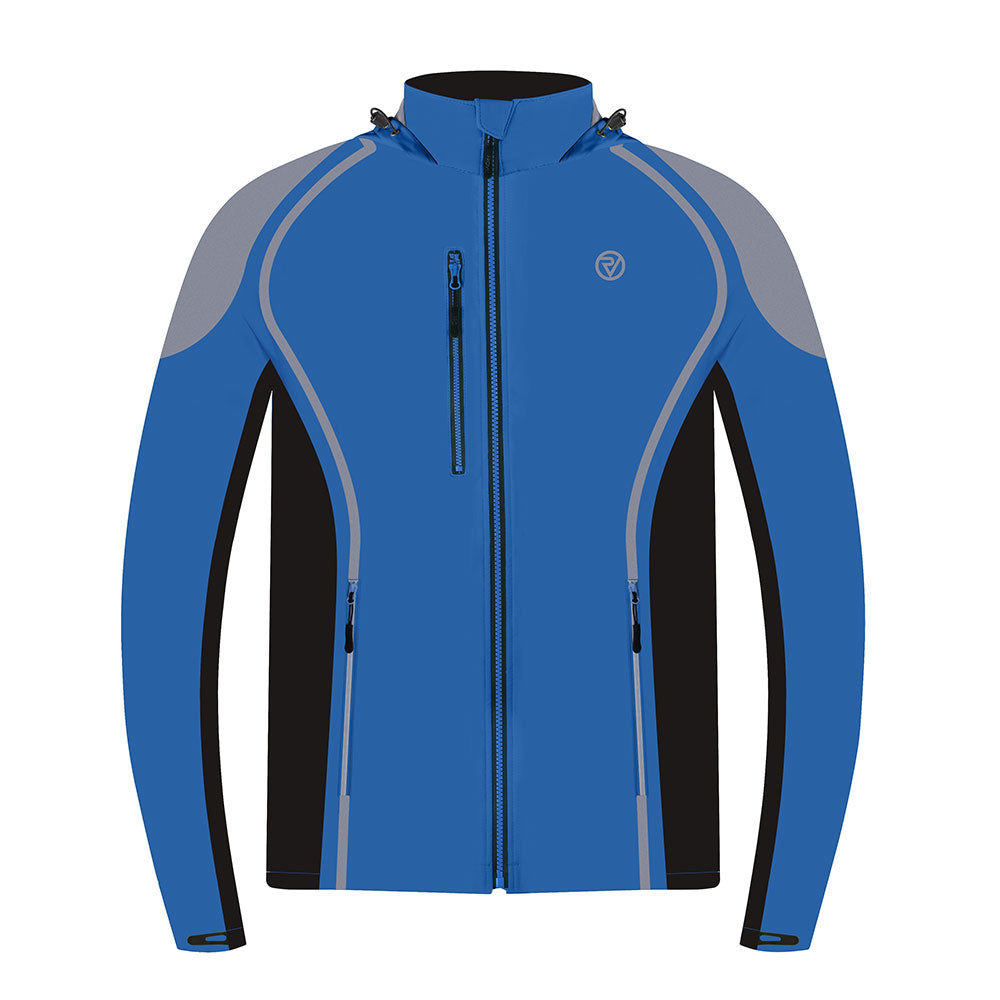 Men’s Waterproof Windproof Hooded Cycling Jacket