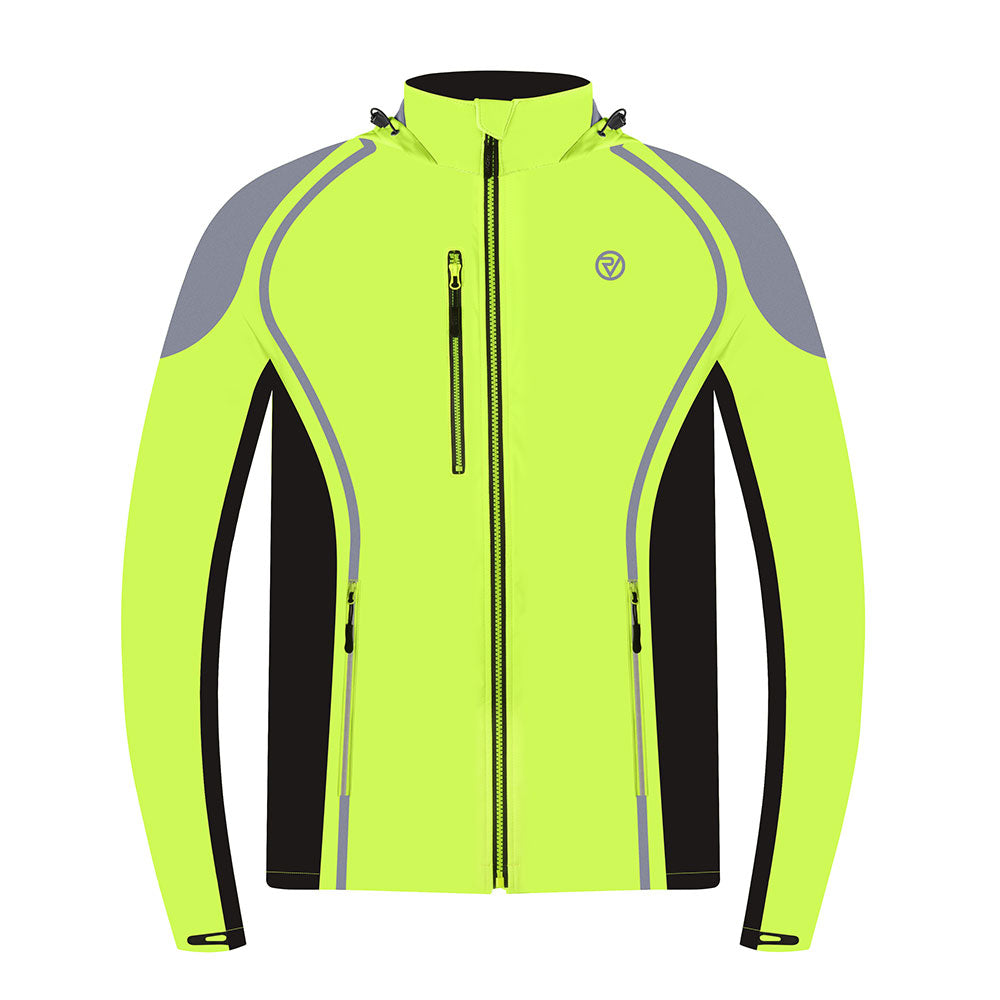 Men’s Waterproof Windproof Hooded Cycling Jacket