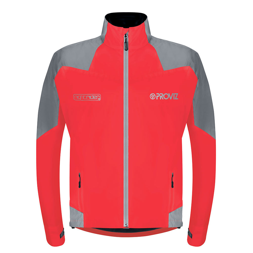 An image of Cycling Reflective & Waterproof Jacket - Men's XXXL - Commuter Cycling Jacket - ...