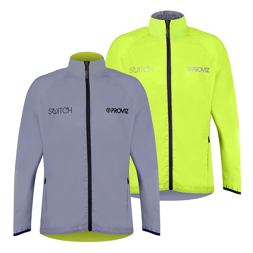 Men’s Reflective Reversible Cycling Jacket